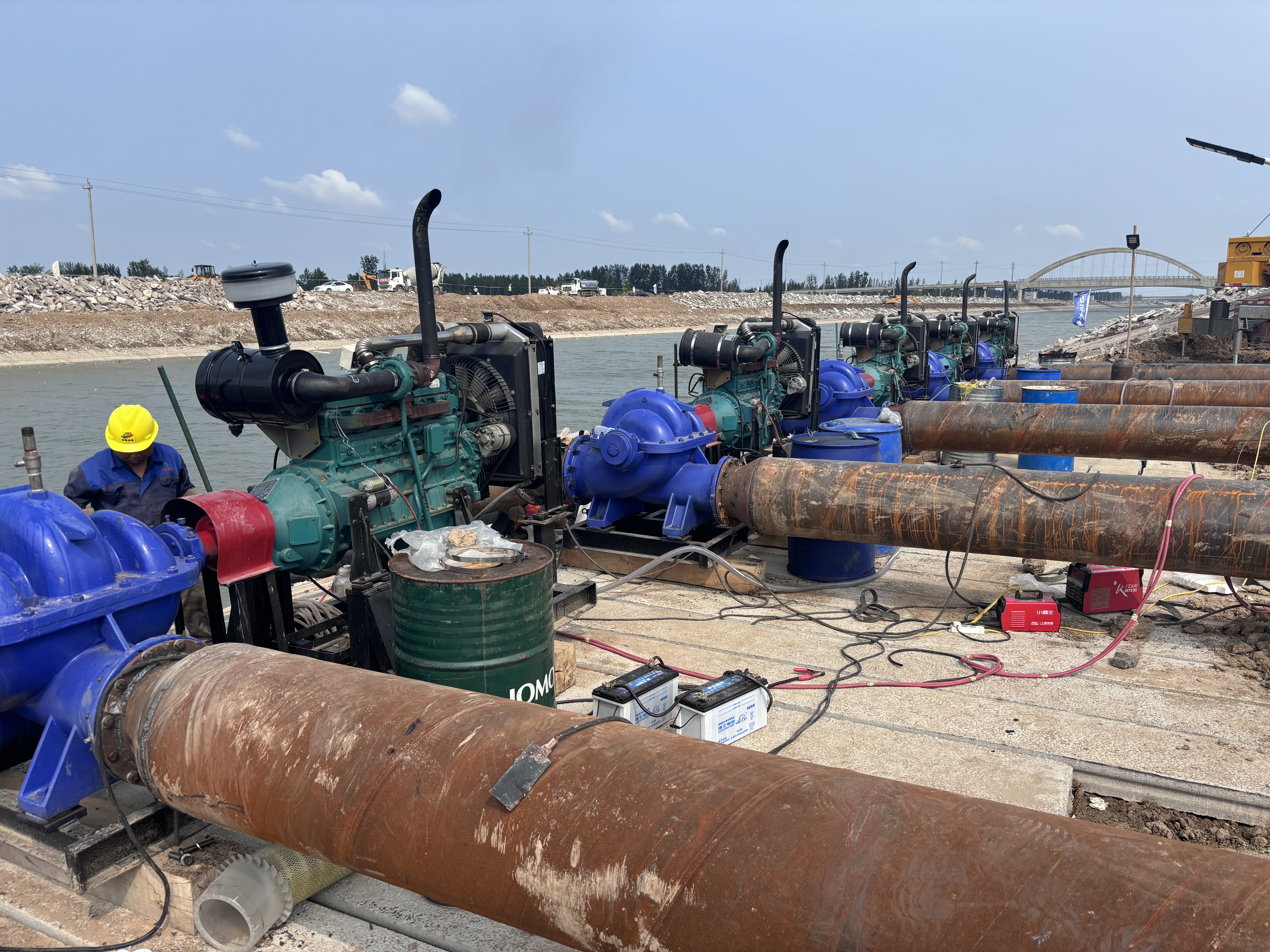 聚焦一線｜施工概預算院：南排工程集中排水方案助力項目順利實施